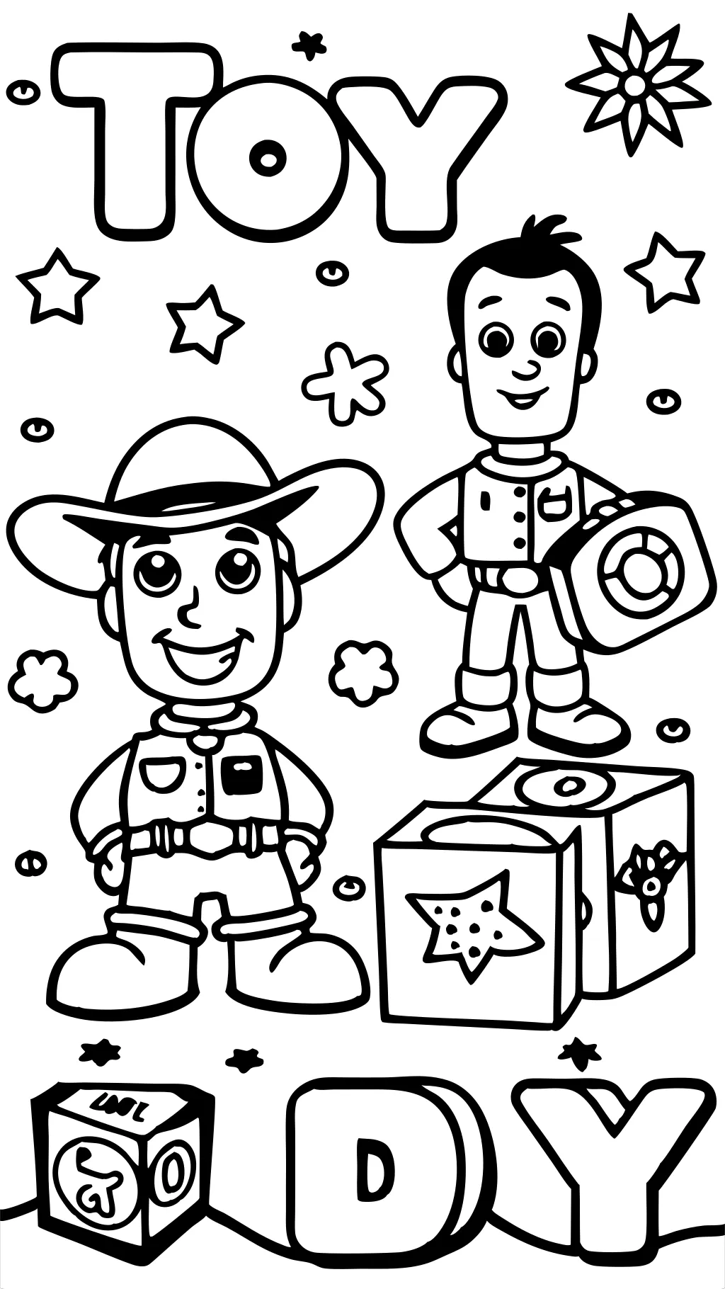 Toy Story Páginas para colorear imprimibles gratis